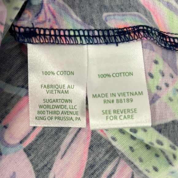 Lilly Pulitzer Kierna Knee Length Dress Oyster Bay Navy You’ve Been Spotted in S - Picture 4 of 11